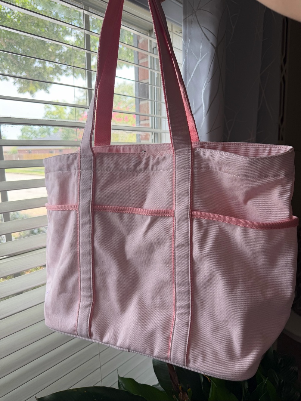 RARE Lululemon Daily Multi Pocket Canvas Tote 20L Collegiate Pink Pearl NWT - Picture 5 of 10